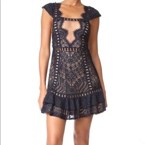 For love and lemons Emerie black dress size small